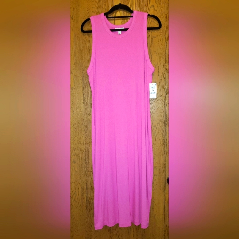 On 34th Women's Rib-Knit Midi Tank Dress Size: 1X & 2X NWT